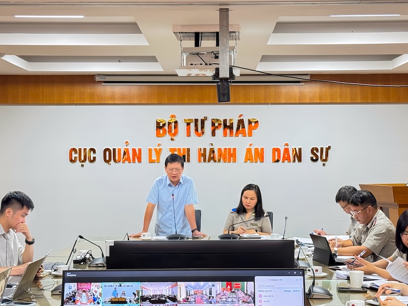 Tập huấn triển khai Phần mềm hỗ trợ ra quyết định Thi hành án dân sự